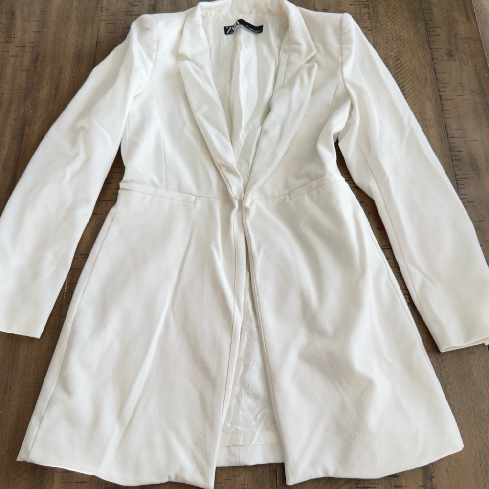 Zara White Women's Blazer
